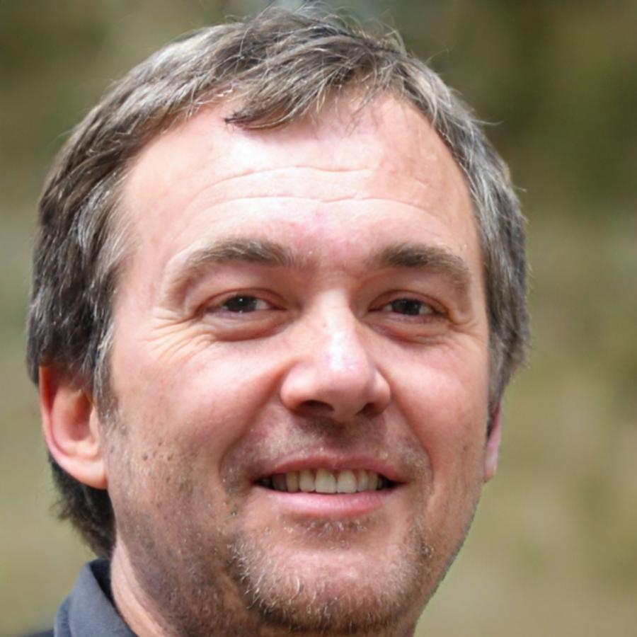 Instructor reviewing course materials